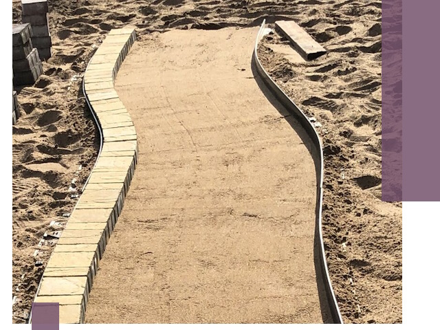 Металлические бордюры для тротуаров в Муре — прочные и долговечные