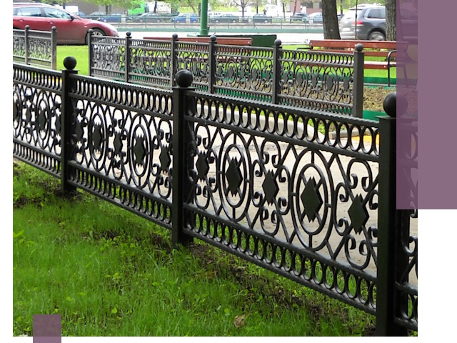 Секционные газонные ограждения под ключ в Муре