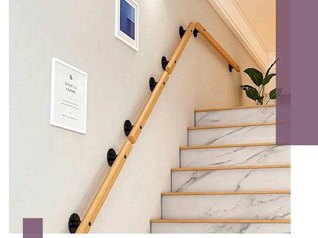 Поручни металлические и деревянные под ключ в Муре