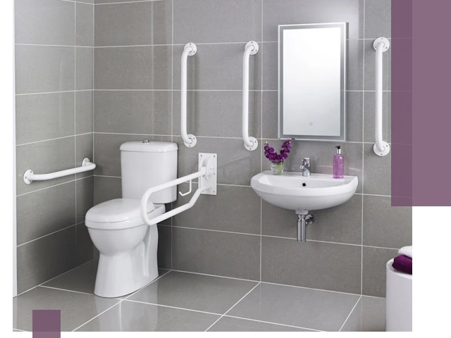 Поручни для санузлов в Муре: установка, ремонт и монтаж