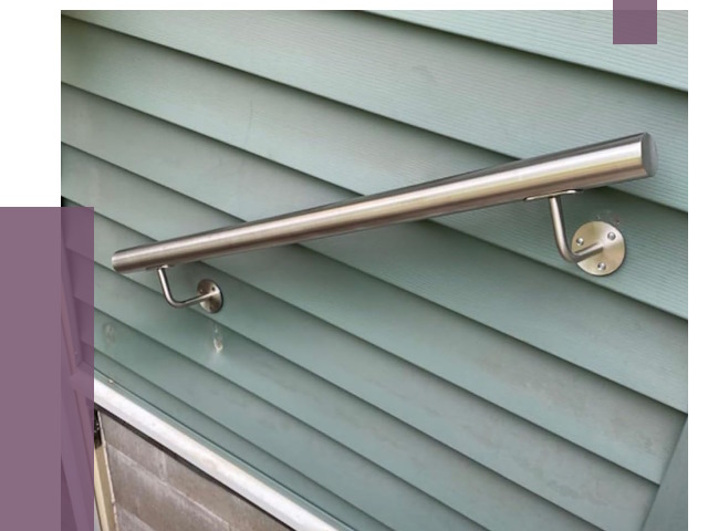 Поручни из нержавеющей стали в Муре от 7658 руб.  | ПРОЛЁТ-Мум